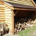 oak log store - Shropshire