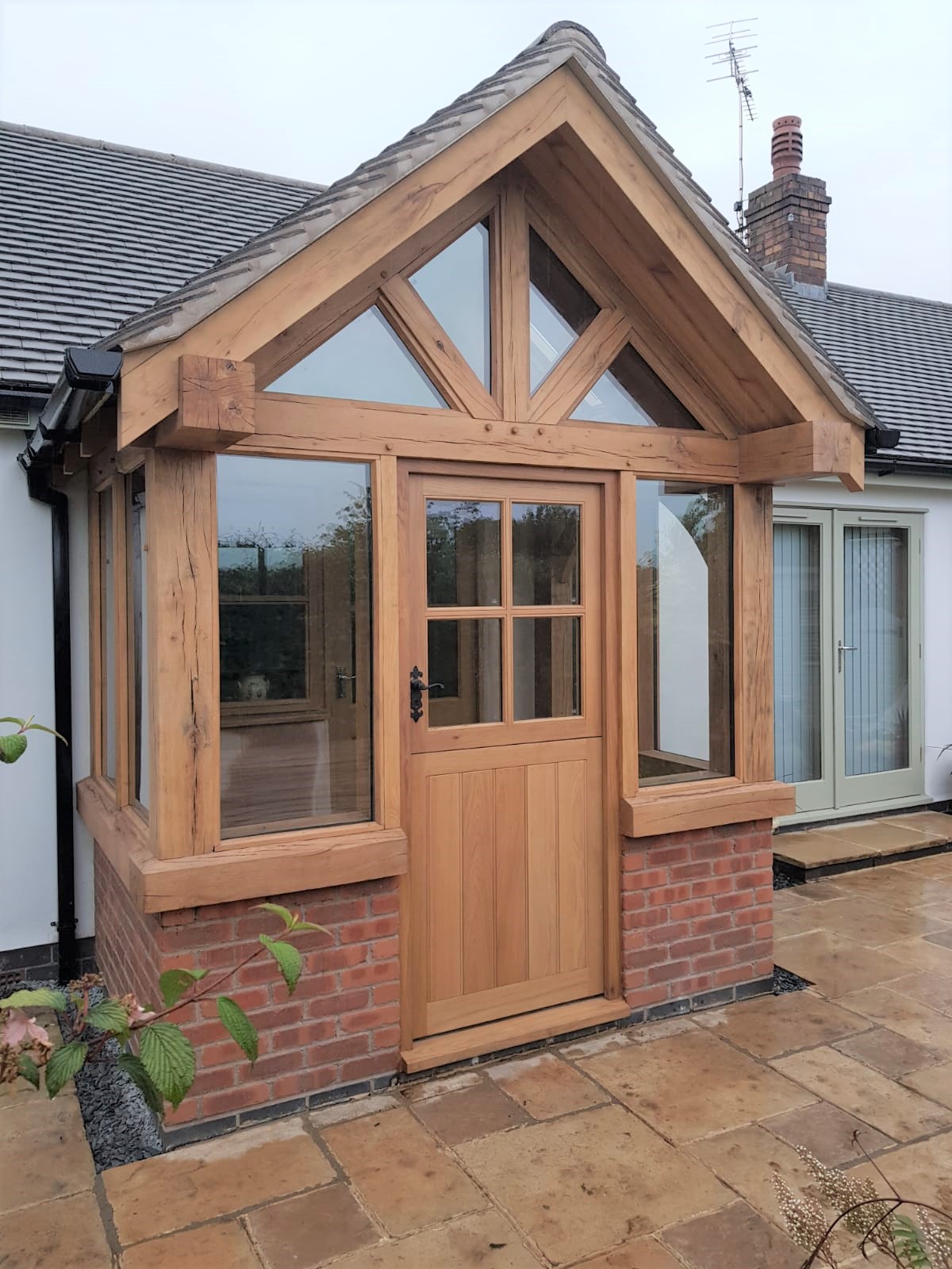 Solid Oak Porches and Oak Framed Extensions - Cheshire