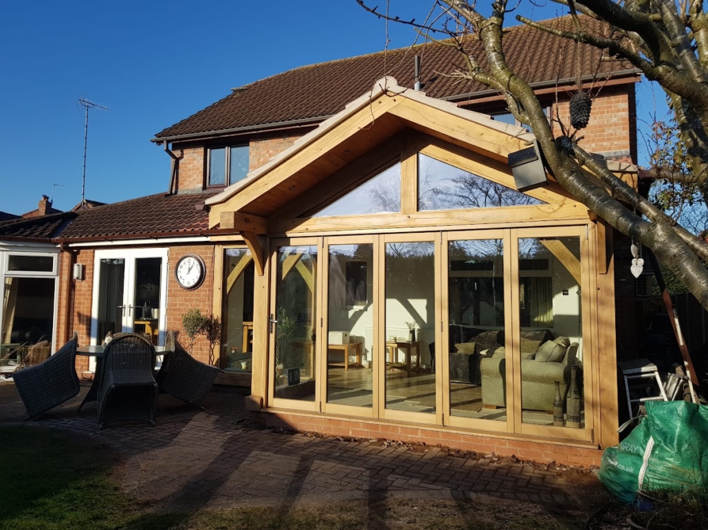 solid oak porches