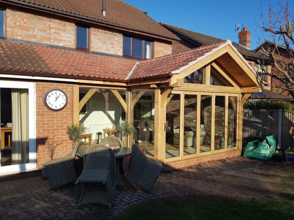 solid oak porches